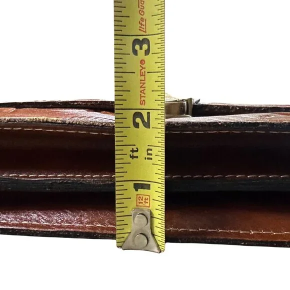 Patricia Nash Embossed Leather Crossbody Shoulder Bag Floral Purse Wristlet - Picture 12 of 12